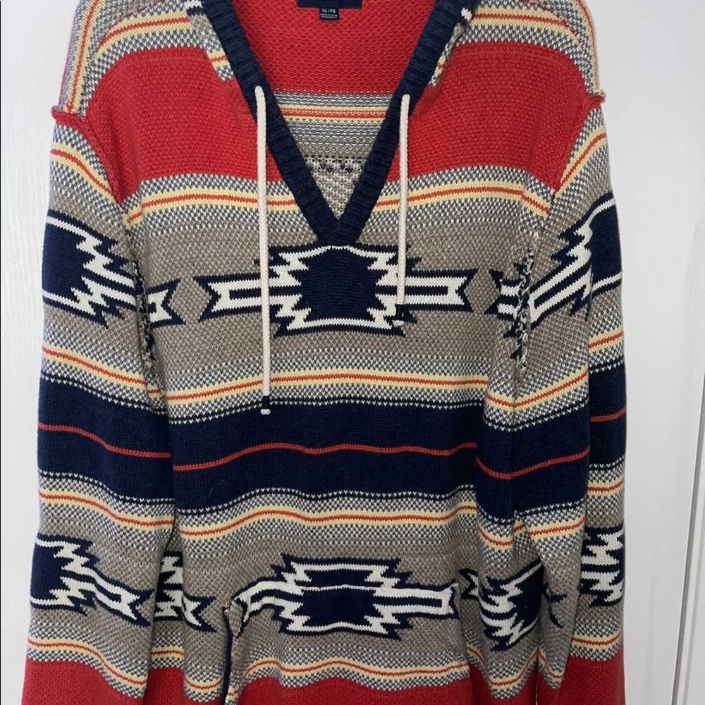 American Eagle Knitted Hoodie Size XL